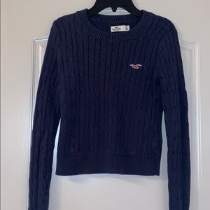 Hollister navy blue sweater.